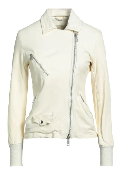 crinkled leather jacket