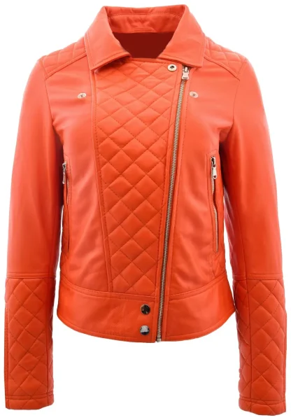 cross zip leather jacket