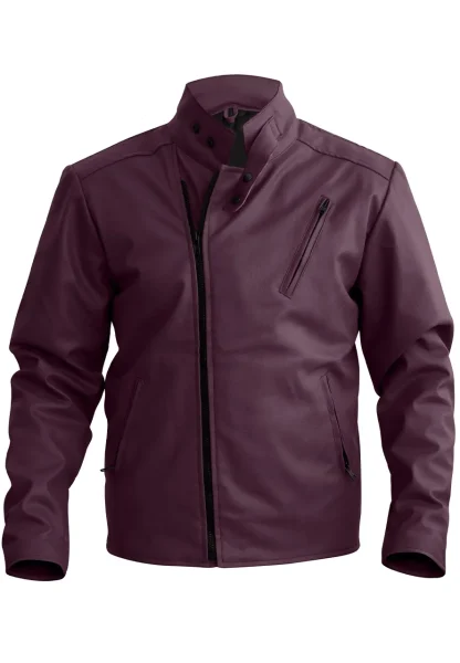 dark purple jacket