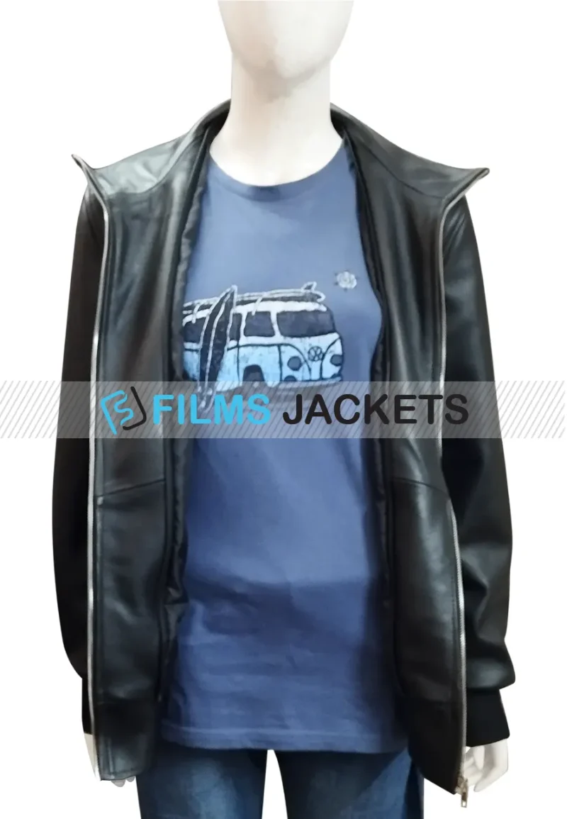 darlene conner leather jacket with hood