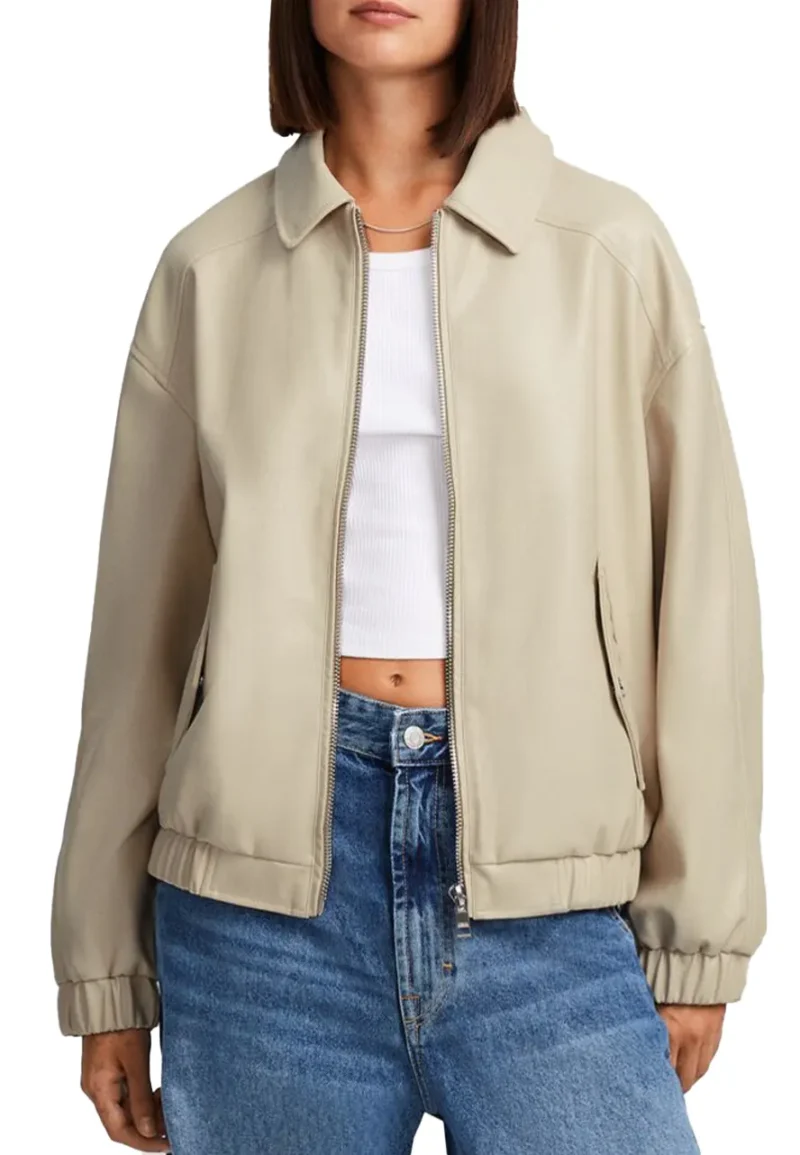 fake leather bomber jackets for womens