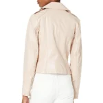 faux leather asymmetrical moto jacket