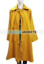 killing eve jodie comer yellow wool coat
