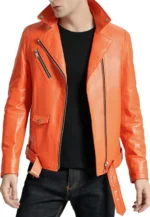 leather jacket men rider