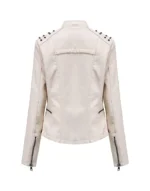 leather jacket with rivets