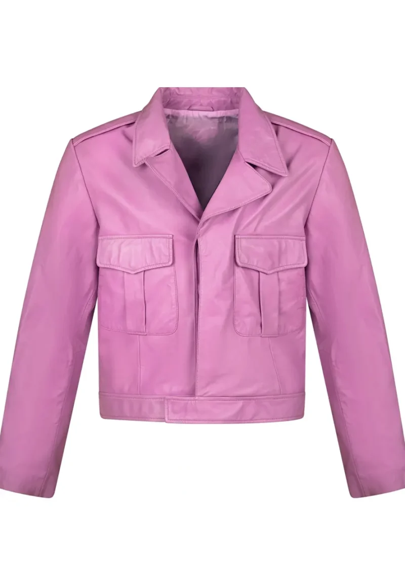 light-pink-leather-jacket light pink leather jacket