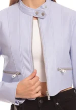 light purple winter jacket