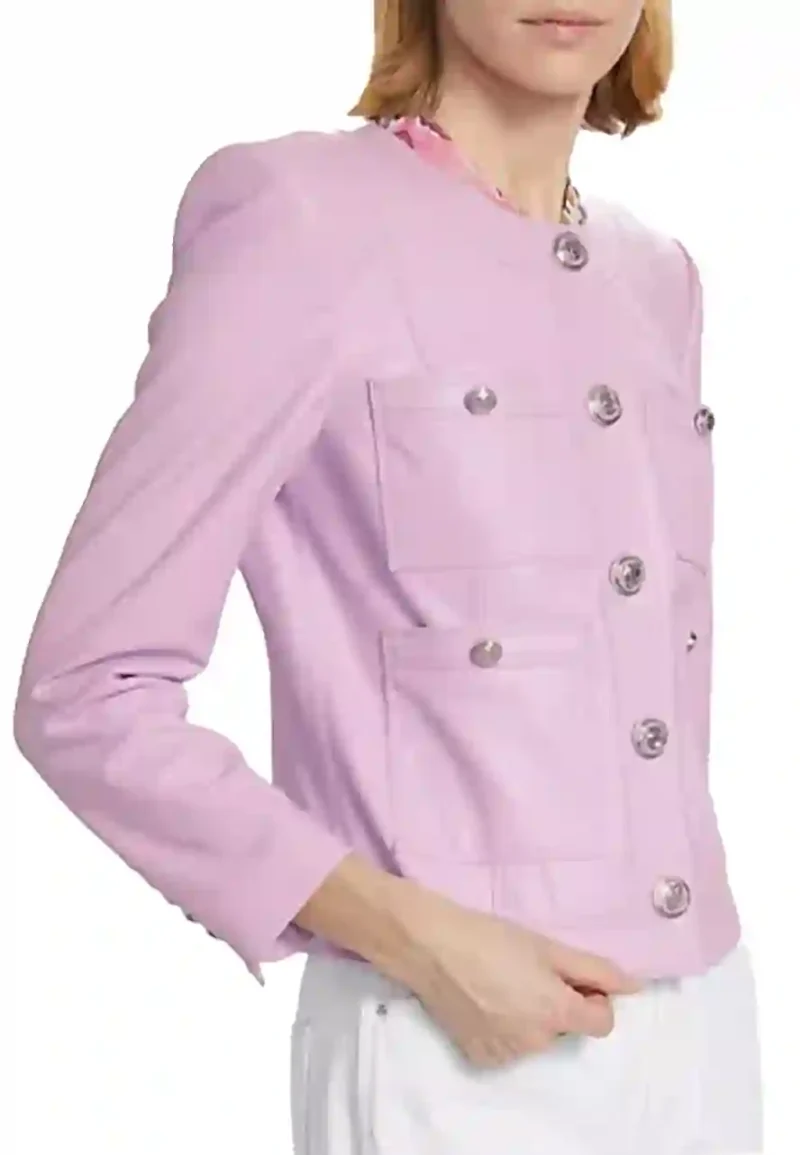 light purple winter jacket