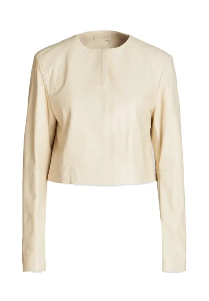 off white cropped jacket
