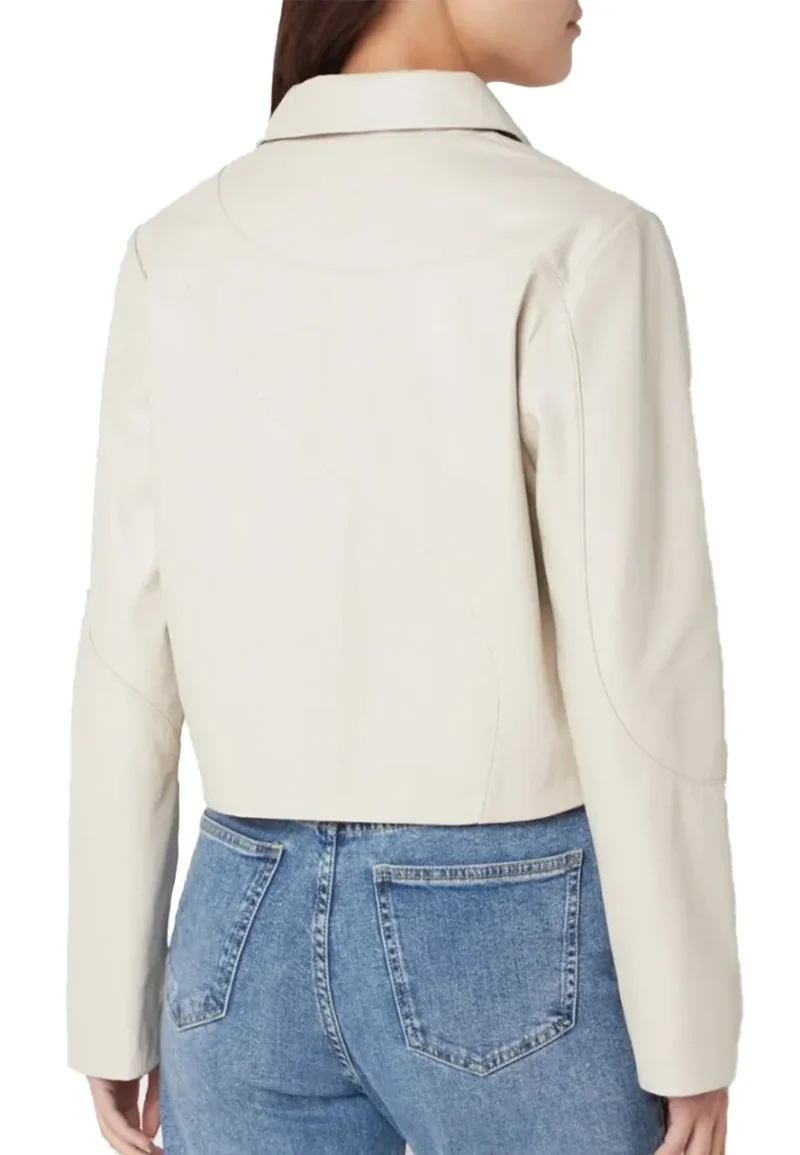 off white leather jacket biker