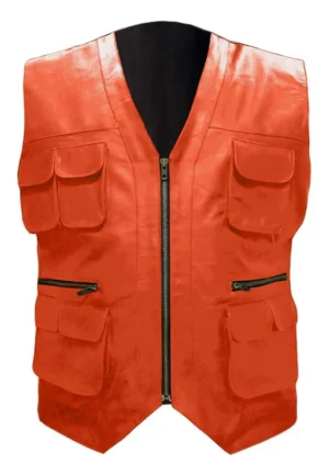 orange hunting vest