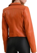 orange motorcycle jacket