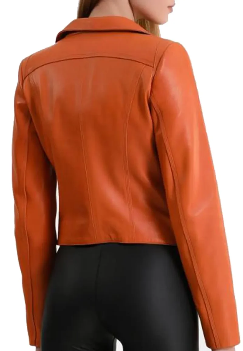 orange motorcycle jacket