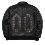 Opium 00 Pelle Pelle Leather Bomber Jacket - Films Jackets