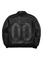 pelle pelle leather bomber jacket