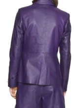 purple blazer women
