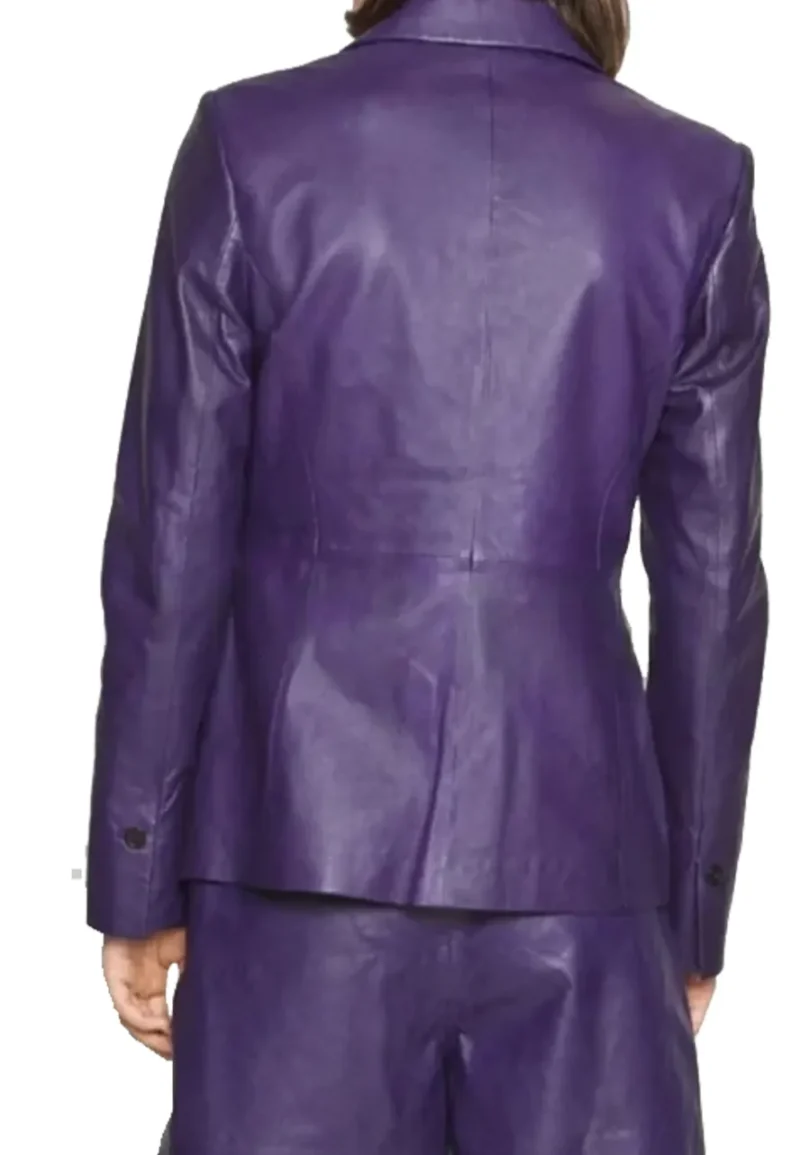 purple blazer women