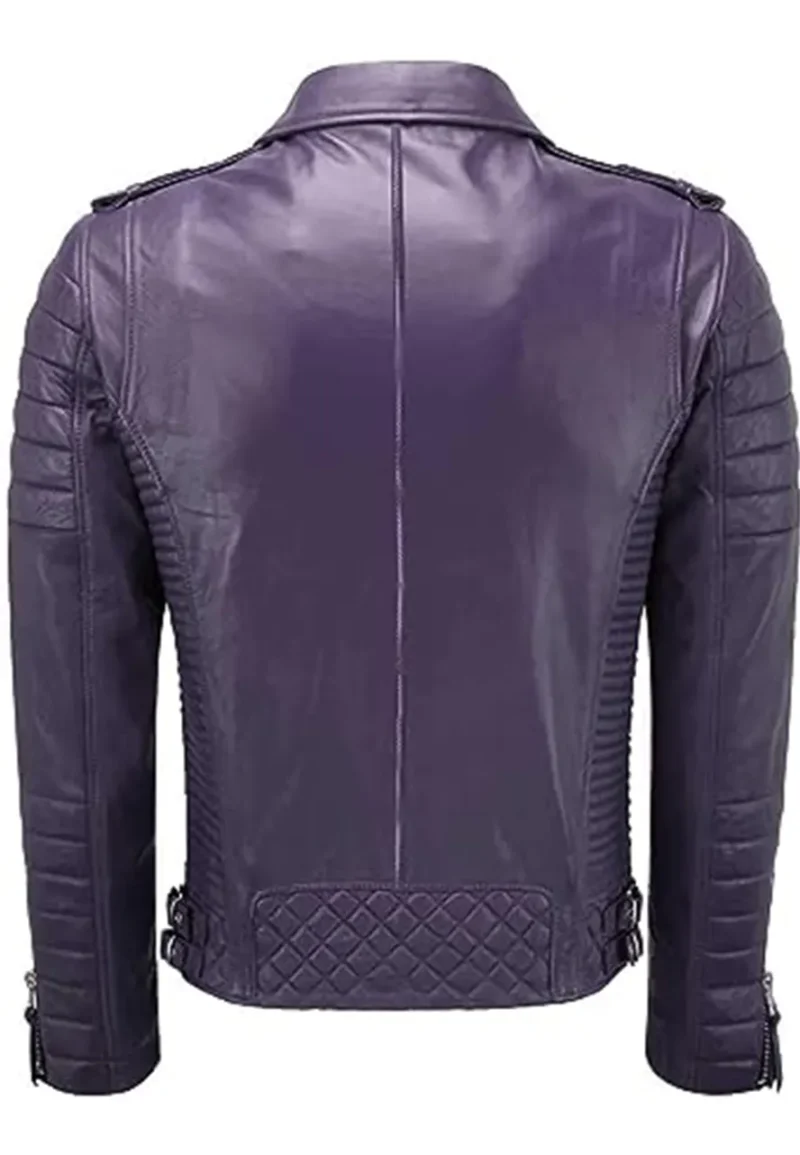 quilted purple jacket