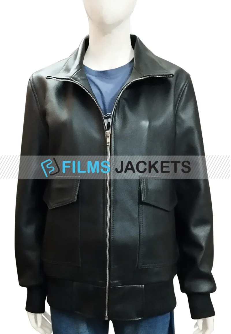 sara gilbert leather jacket with hoodie
