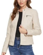 slim fit biker jacket