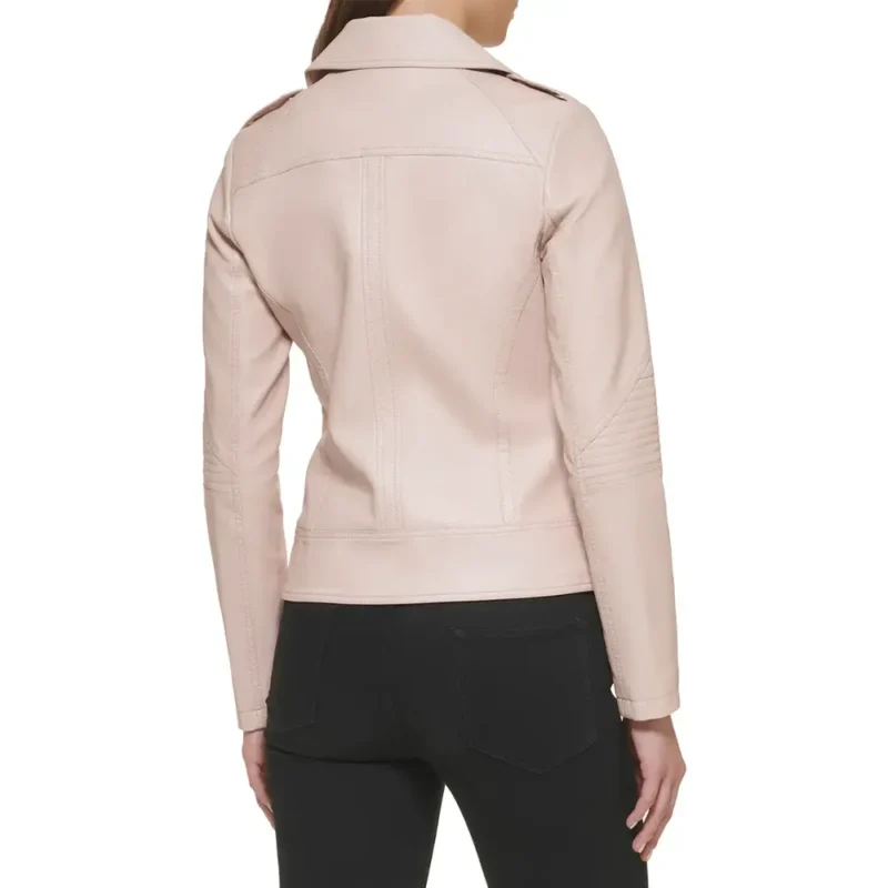 slim fit leather jacket