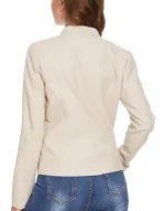 slim fit moto jacket