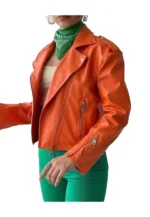 womens orange jacket