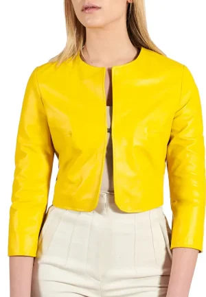 bolero leather jacket