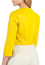 leather bolero jacket