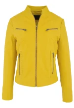 leather racer jacket