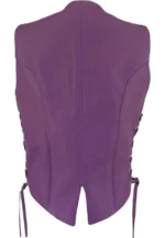 purple motorcycle vest