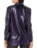 purple oversize blazer