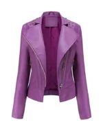 shoulder studded jacket