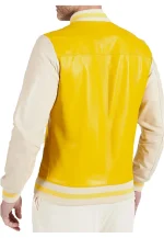 varsity leather jacket