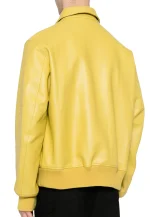 yellow bomber jacket