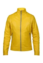 yellow motorbike jacket