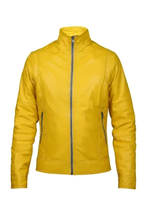 yellow motorbike jacket