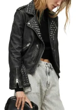alexa bliss studded jacket