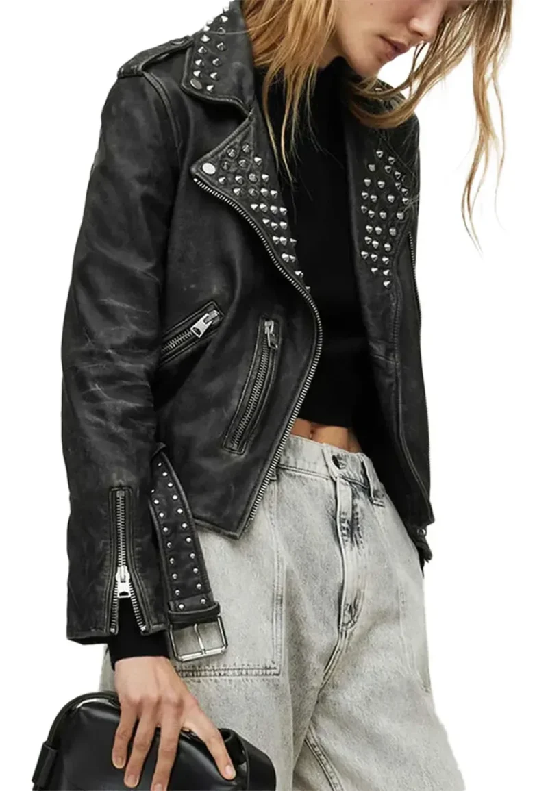 alexa bliss studded jacket