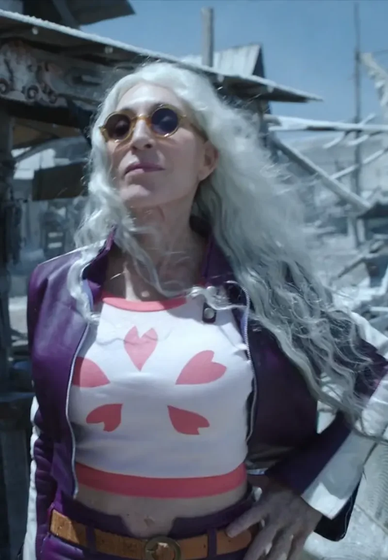 dr kureha purple leather jacket