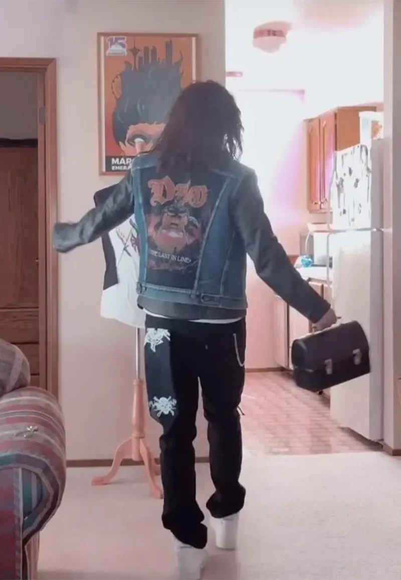 eddie munson leather jacket