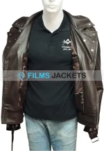 fallout tunnel snakes leather jacket