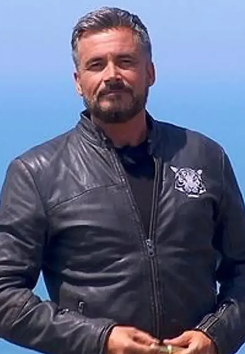 fort boyard black leather jacket