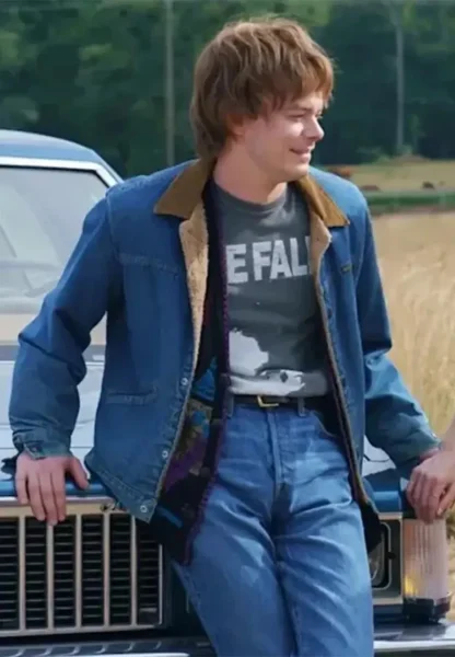 jonathan byers denim jacket