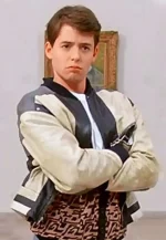 matthew broderick ferris bueller leather jacket