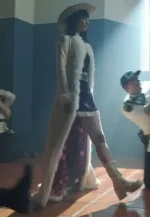 miss all sunday white leather coat