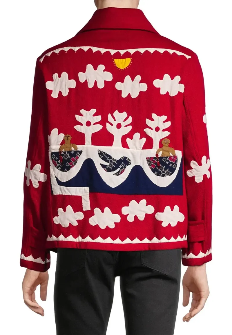 monkey d luffy red wool jacket