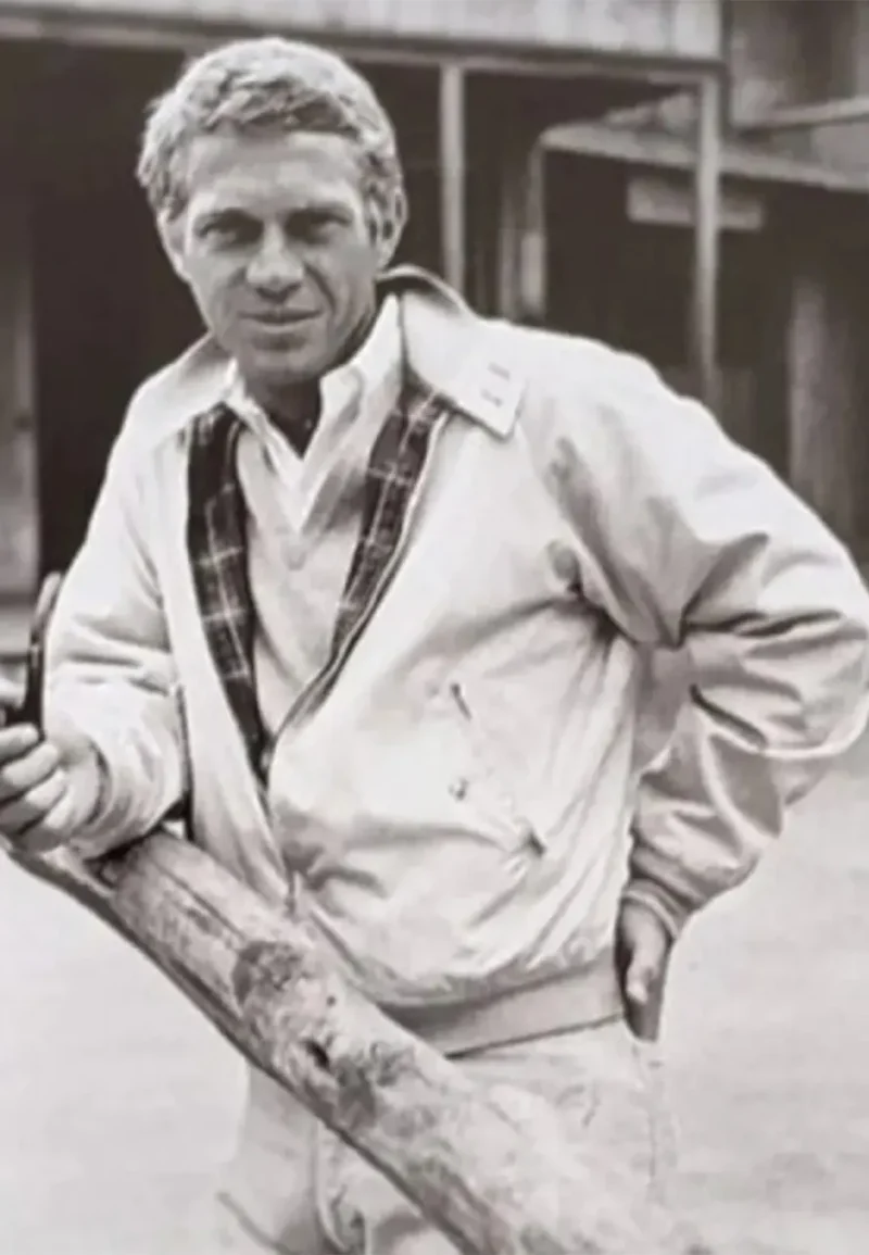 steve mcqueen grey jacket