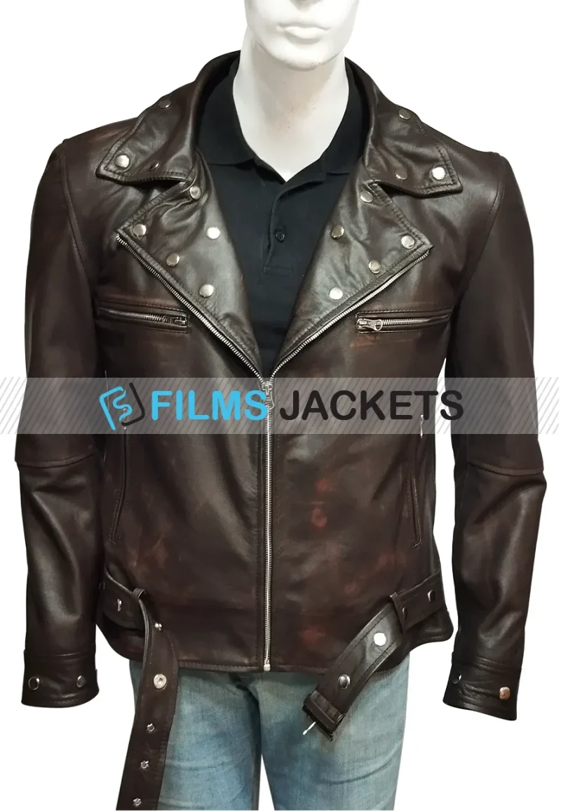 tunnel snakes leather jacket