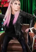 wwe alexa bliss leather jacket